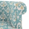 Bardot Lounge Chair - Mint Ikat