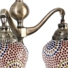 Devansh Metal Electric Wall Light in Multi Colour with Multi Shade Count of 2 Lights