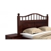 Syan Solid Wood Queen  Size Bed Without Storage (Walnut Finish)