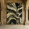 Luxe Home Polyester Cosmic Swirl Carpet – (5x7 Feet, Multicolor, TPR)