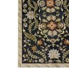 Luxe Home Polyester Twilight Floral Carpet – (5x7 Feet, Multicolor, TPR)
