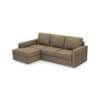 Apollo Fabric Sectional Sofa (Colour : Dune, Cushion : Soft, Back Type : Regular, Seating Capacity : Left Aligned 2 Seater + Left Aligned Chaise)