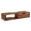 Sawyer Solid Wood Wall Mounted TV Unit in Teak Finish