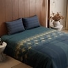 Stoa Paris King Size Bedsheet Bedsheet, Deep Teal