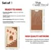 The Castle Decor Boho Abstract Wall Art Set of 3 9x17 Inch