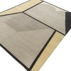 Jaipur Rugs Soft Abstract Wool Silk Knotted Rug White 4x6 ft