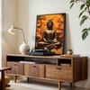 The Castle Decor Lord Buddha Wall Painting Framed Artwork 20x30 Inch Style 1