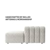 Chiccomfort Wood 2 Seater With Upholstery Non Storage Sofa In Beige Colour