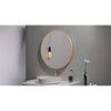 Aluminium Circle Decorative wall mirror by elegant arts and frames (Mirror size 800 mm)