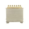 D'Dass White Mdf and Sheesham Wooden Temple For Pooja