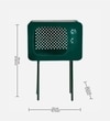 Metal Side Table in Green Colour