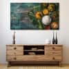 The Castle Decor Food Art Wall Painting Wooden Framed 27x48 Inch
