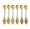 Auric Leaf Premium Stainless Steel Dessert Spoon Set