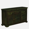Sheesham Wood Sideboard In Scratch Resistant Spring Green Finish