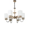 Eliante Chandelier, Mild Steel, 6-Light Modern Ceiling Fixture