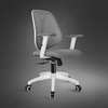 Kepler Brooks Pulse MB Office Desk Chair in White Grey Colour
