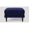 Turin Ottoman Color in Navy Blue