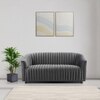 Camro Fabric Sofa (Grey)