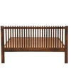 Zenwood King Size Bed Without Storage in Provencial Teak Finish