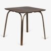 Arco Stainless Steel Square Outdoor Dining Table in Brown Colour