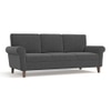 Oxford 3 Seater Fabric Sofa in Steel Grey Colour