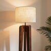 Jet Beige Jute Floor Lamp with Beige Jute Base
