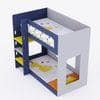Caravan Bunk Bed Blue In Blue Colour