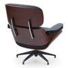 1956 Lounge Chair in Leatherette Black Colour
