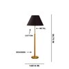 Devansh Wood & Metal Floor Lamp