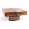 Montreal Sheesham Wood Coffee Table In Teak Finish