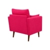 Arihana Boucle Fabric Arm Chair in Red Colour