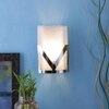 Gardiner White Glass Wall Light
