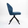 Slaman Fabric Dining Chair in Blue Colour