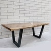 Ran Solid Wood 6 Seater Dining Table in Mango Natural Finish
