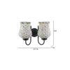 Michael Multicolour Glass Wall Light