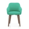 Rochelle Lounge Chair in Lagoon Green Colour
