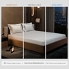 Stoa Paris 300TC UltrSatin King Bedsheet Set Satin King Vanilla White