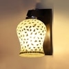 Devansh Solid Wood Electric Wall Light in Brown Colour with Multi Shade Count of 1 Light
