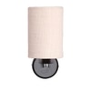 Devansh Metal Electric Wall Light in White Colour with White Shade Count of 1 Light