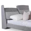 Antonio Upholstered King Size Non Storage Bed in Storm Grey