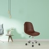 Beautiful Leatherette Dining Chair in Brown & Cream Colour