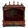 D'Dass Sheesham and Mdf Wooden Home Temple For Pooja Mandir For Home