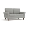 Oxford 2 Seater Fabric Sofa in Vapour Grey Colour