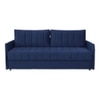 Sarena 3 Seater Pull Out Sofa cum Bed  in Navy Blue Colour