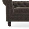 Winchester Premium 1 Seater Fabric Sofa in Smoke Grey Colour