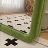The Artment Unbreakable Green Square Puff Floor Mirror (160 x 50) cm