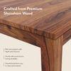 Arabia Solid Wood 6 Seater Dining Table In Teak Finish