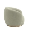 Elegantensemble Wood 1 Seater With Upholstery Non Storage Sofa In Beige Colour