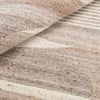 Handmade Wool Area Rug Modern Minimalist Beige 5 x 8 Feet Carpet