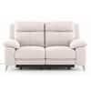 Emila Fabric Two Seater Motorized Recliner in Cream Colour